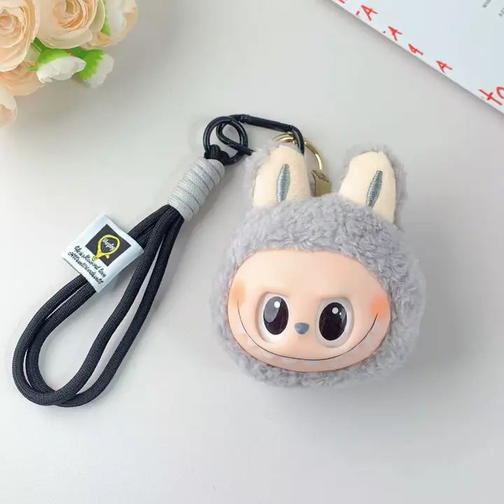 Labubu Style Inspired Plush Keychain