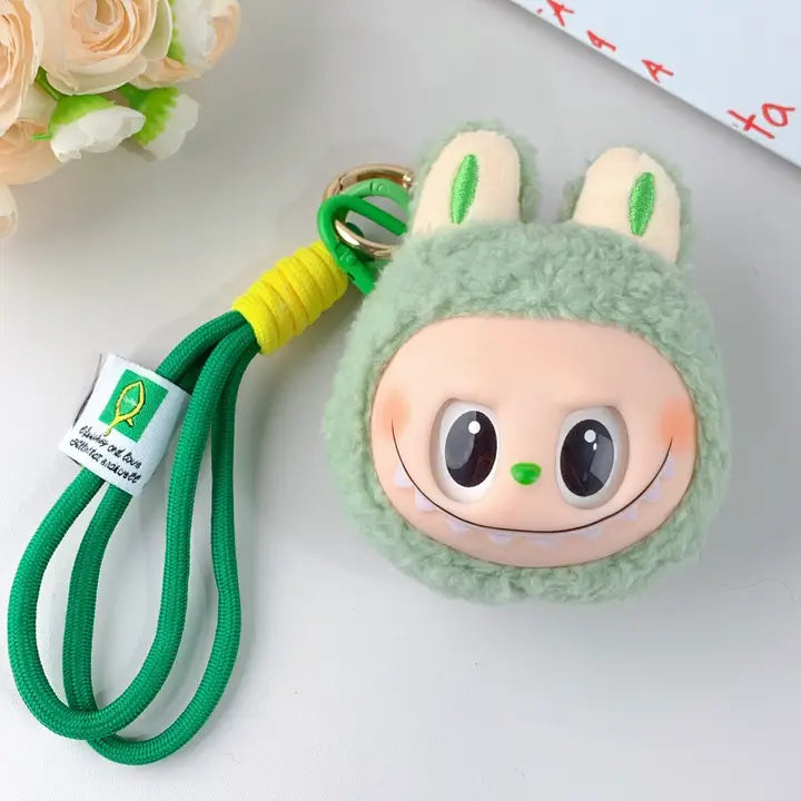 Labubu Style Inspired Plush Keychain
