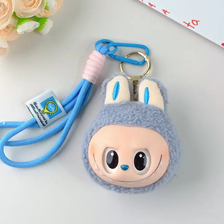 Labubu Style Inspired Plush Keychain