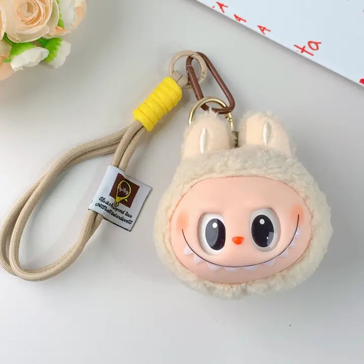 Labubu Style Inspired Plush Keychain