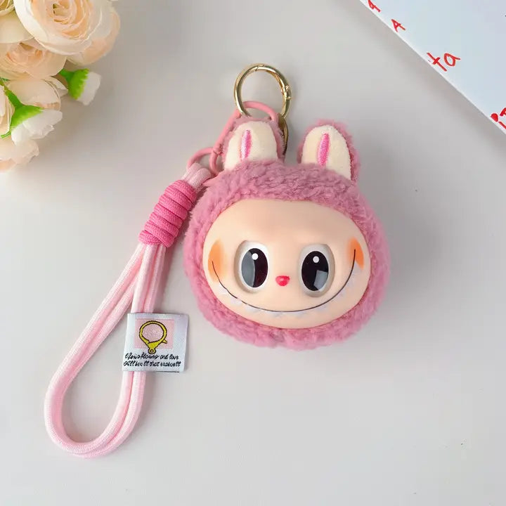 Labubu Style Inspired Plush Keychain