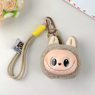 Labubu Style Inspired Plush Keychain